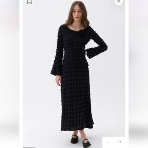 Chic Black Long Sleeve Dress